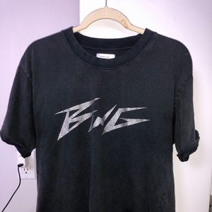 Anine Bing 2019 washed black t shirt